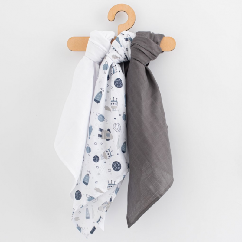 BabyOno mušelínové Super soft 3 ks