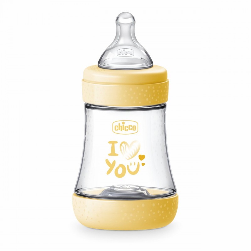 Chicco Lahev kojenecká Perfect5 silikon žlutá 150 ml Chicco Lahev kojenecká Perfect5 silikon žlutá 150 ml