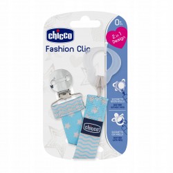 Chicco řetízek s klipem modrá