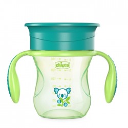 Chicco hrneček 360 s držadly zelená 200 ml