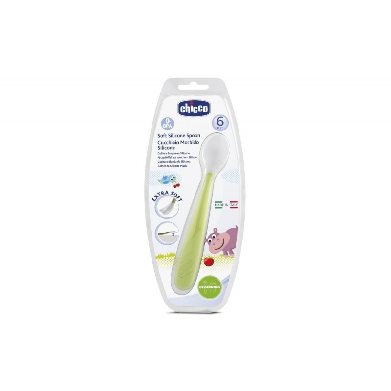 Chicco Lžička silikon Soft