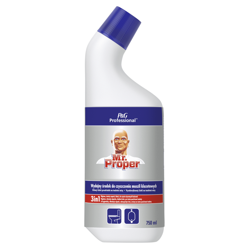Mr. Proper 4v1 na čištění toaletní mísy 750 ml Mr. Proper 4v1 na čištění toaletní mísy 750 ml