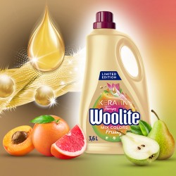 Woolite Keratin Colour Fruity Tekutý prací prostředek na barevné prádlo 3,6 l 60 PD