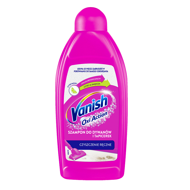 Vanish 3v1 ruční čištění koberců čistič koberců 500 ml Vanish 3v1 ruční čištění koberců čistič koberců 500 ml