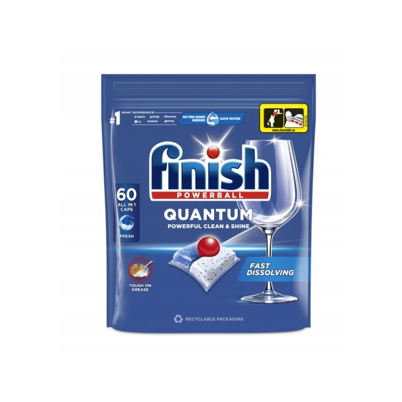 Finish Quantum All in 1 kapsle do myčky nádobí 60 ks