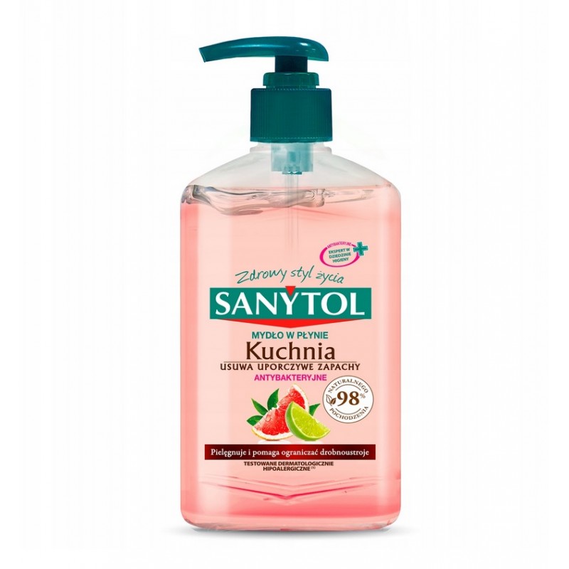 Sanytol dezinfekční mýdlo do kuchyně grapefruit & limetka 250 ml
