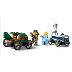 LEGO® City 60459 Závodní balíček: Letadlo vs. nemocniční lůžko