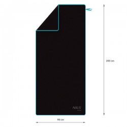 Nils ručník Aqua NAR13 z mikrovlákna 200 x 90 cm černo modrá