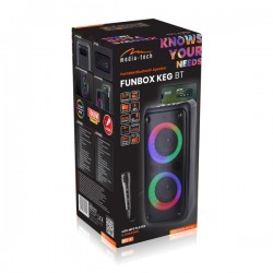 Media Tech Přenosný karaoke Bluetooth reproduktor FUNBOX BT MT3181