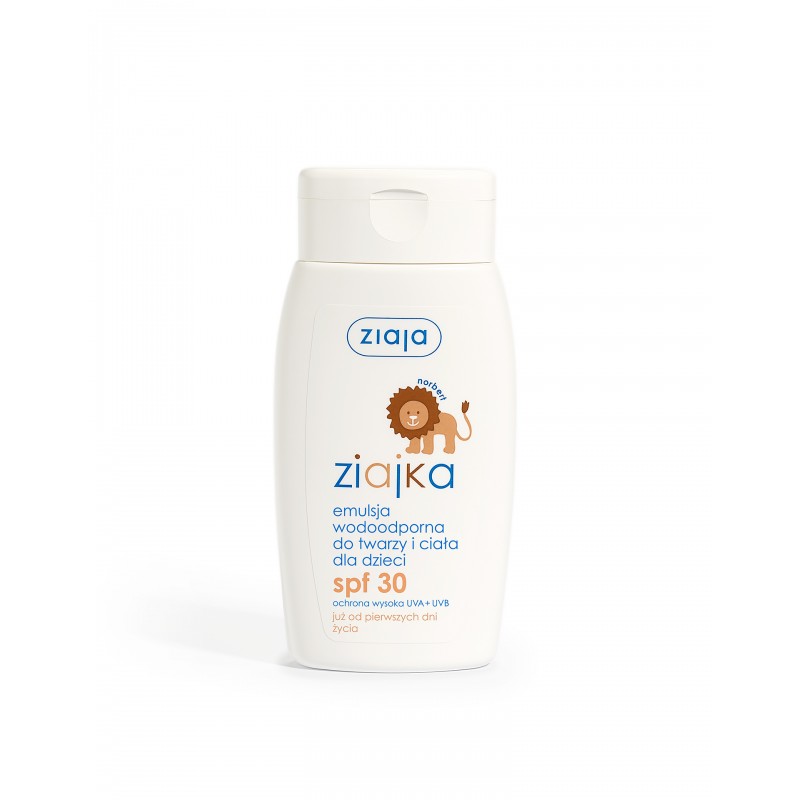 Ziaja Sun opalovací emulze pro děti na obličej a tělo SPF30 125 ml