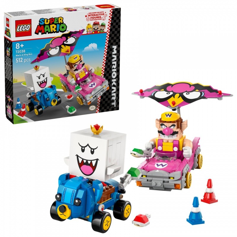 LEGO® Super Mario™ 72038 Mario Kart™ – Wario a King Boo