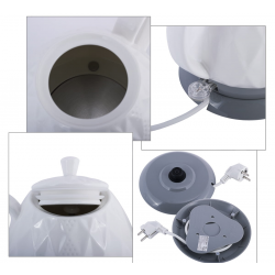Kamille 1727 1,2 l bílá Keramická rychlovarná konvice 1200 W