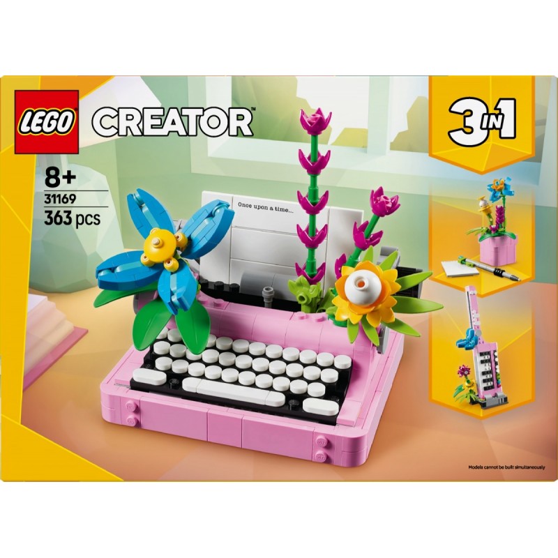 LEGO® Creator 31169 Psací stroj s květinami