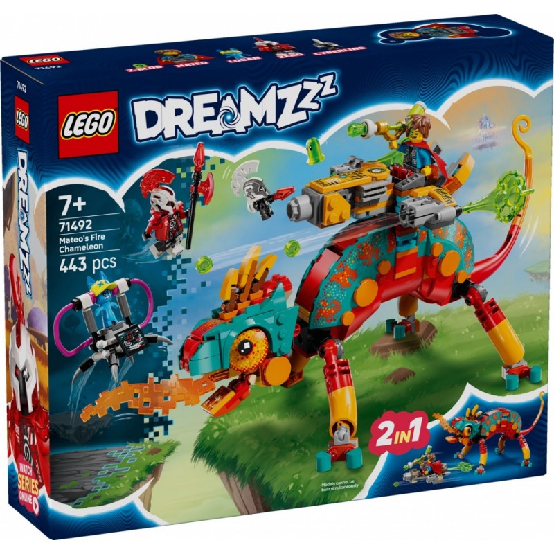 LEGO® DREAMZzz™ 71492 Mateo a jeho ohnivý chameleon