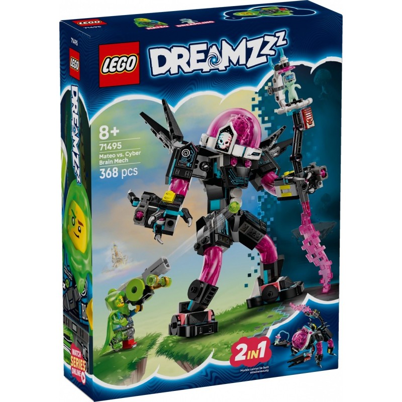 LEGO® DREAMZzz™ 71495 Mateo vs. Kybermozkový robot