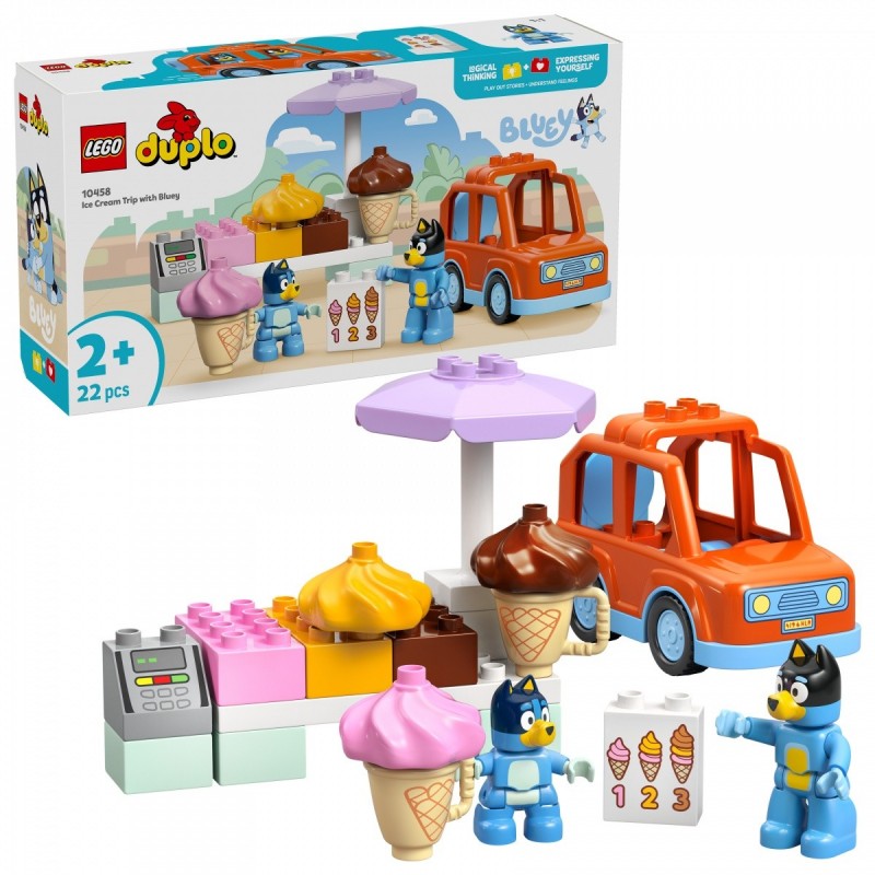 LEGO® DUPLO® 10458 Bluey a výlet na zmrzlinu