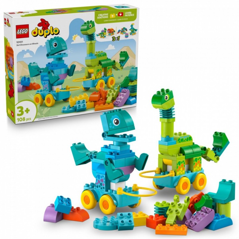 LEGO® DUPLO® 10451 Dinosauři na kolečkách