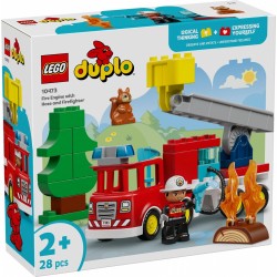 LEGO® DUPLO 10473 Hasičské auto s hadicí a hasičem