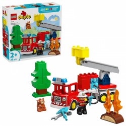 LEGO® DUPLO 10473 Hasičské auto s hadicí a hasičem