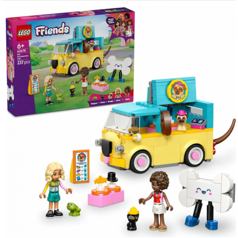LEGO® Friends 42678 Dodávka s doplňky pro mazlíčky