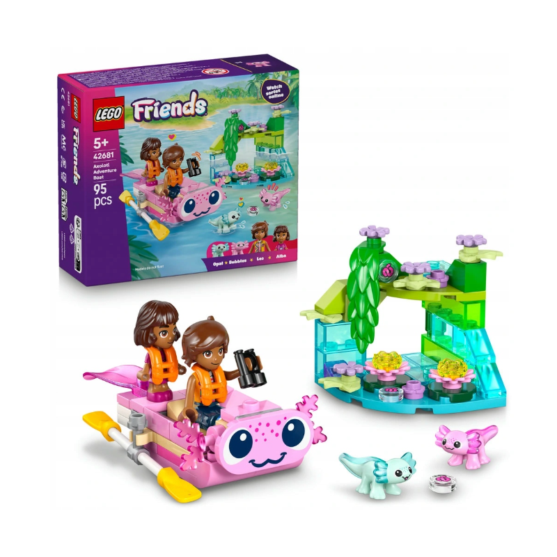 LEGO® Friends 42681 Dobrodružný člun s axolotly