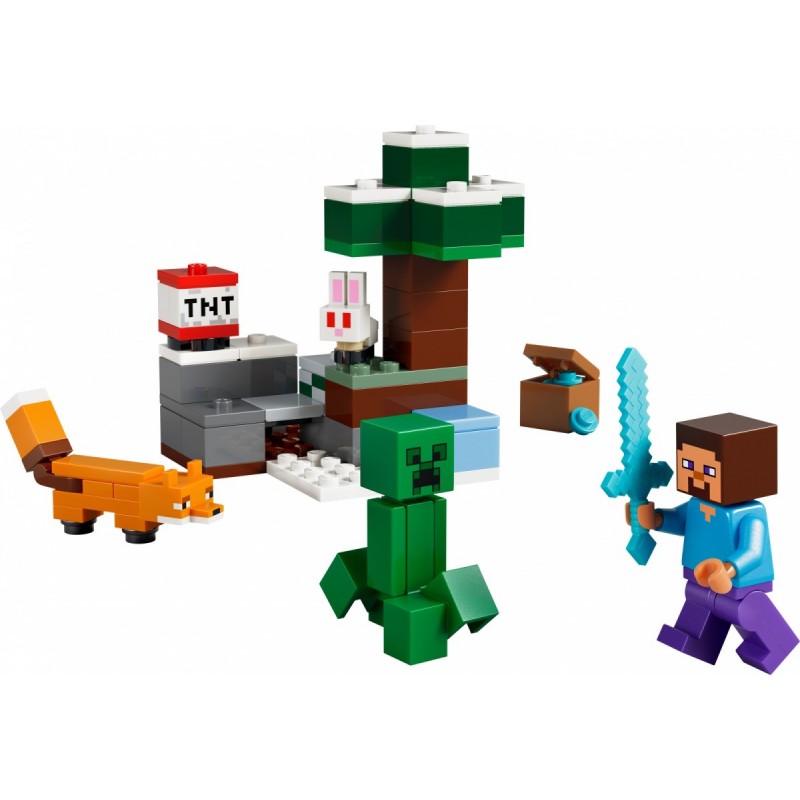 LEGO® Minecraft 21583 Steve a dobrodružství v tajze