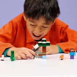 LEGO® Minecraft 21583 Steve a dobrodružství v tajze