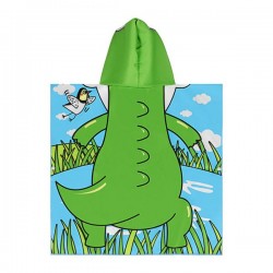 NILS NAR20 RUČNÍK PONČO CROCODILE  S Kapucí pro děti do bazénu