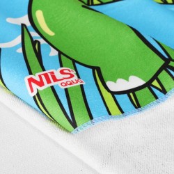 NILS NAR20 RUČNÍK PONČO CROCODILE  S Kapucí pro děti do bazénu