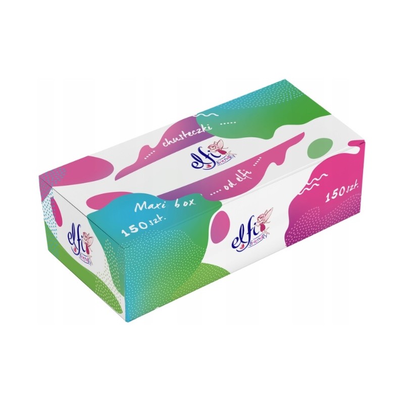 ELFI Friendly Maxi Box 2 Vrstvé 150 Ks BÍLÉ