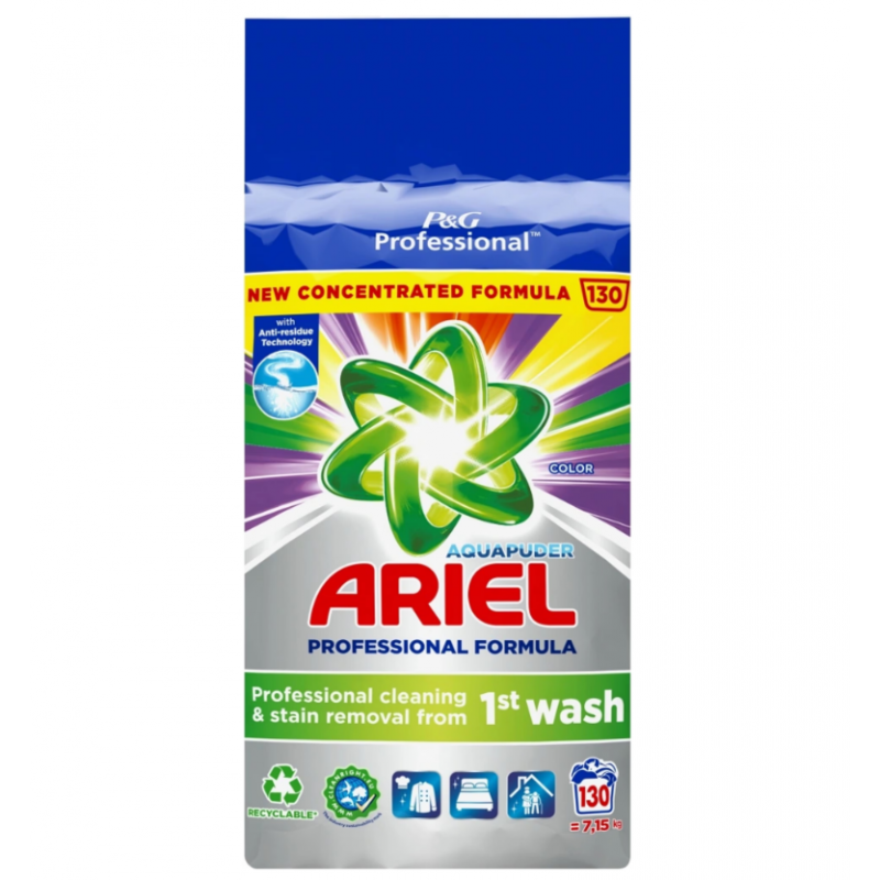 Ariel Professional prací prášek Color 7,15 kg 130 PD
