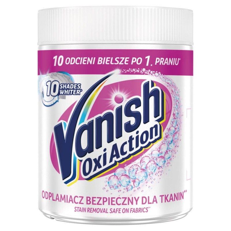 Vanish Oxi Action 470 g odstraňovač skvrn na bílé prádlo