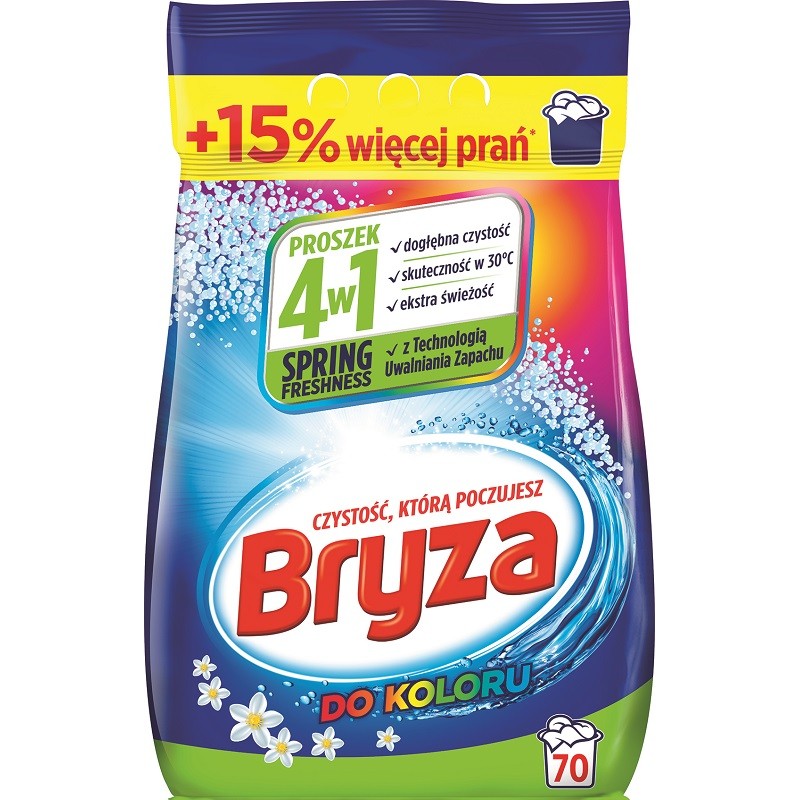 Bryza 4v1 prášek na barevné prádlo 4,55 kg