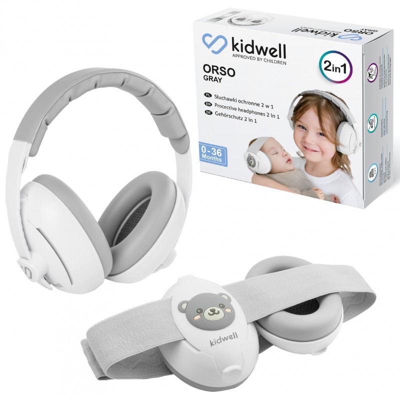 Kidwell ORSO 2v1 ochranná hlukově izolační slucátka pro děti 0+