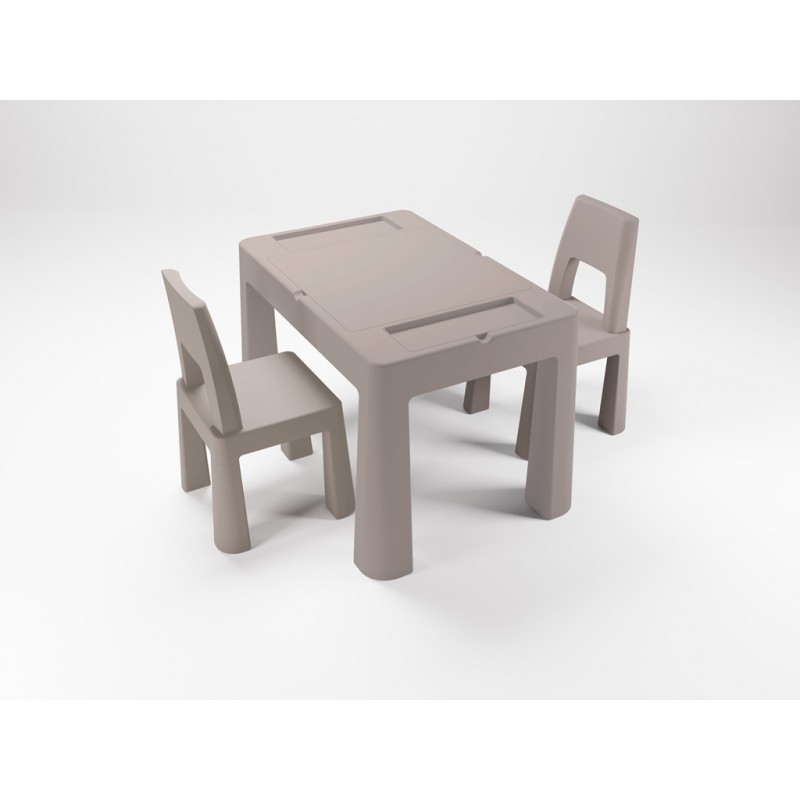 Tega Multifun Baby set Multifunkční set stoleček +2 židličky - kámen