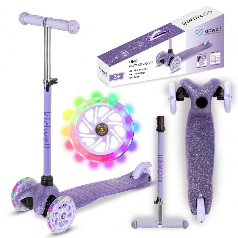 Kidwell UNO Glitter Violet koloběžka