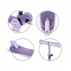 Kidwell UNO Glitter Violet koloběžka
