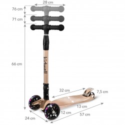 Kidwell Vento Gold LED balanční koloběžka