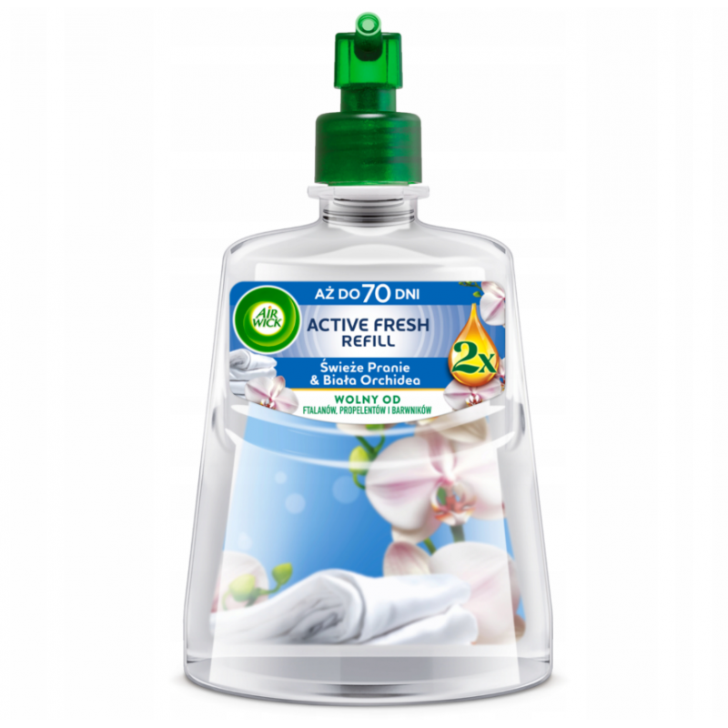 Air Wick Active Fresh 228 ml, Bílá Orchidej