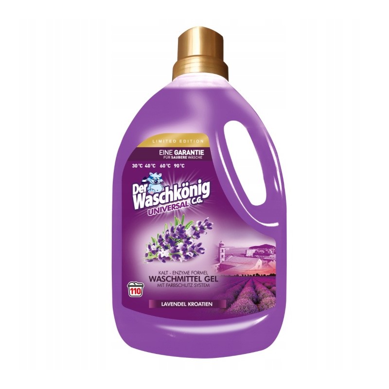 Waschkönig Universal prací gel Lavendel Kroatien 3,305 l 110 PD
