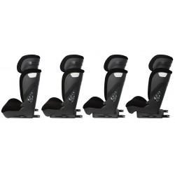 Ding Aron isofix GR2/3, 100-150cm, black autosedačka