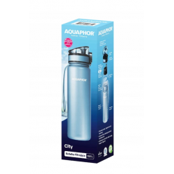 AQUAPHOR CITY 0,5 L, filtrační láhev, modrá