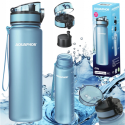 AQUAPHOR CITY 0,5 L, filtrační láhev, modrá