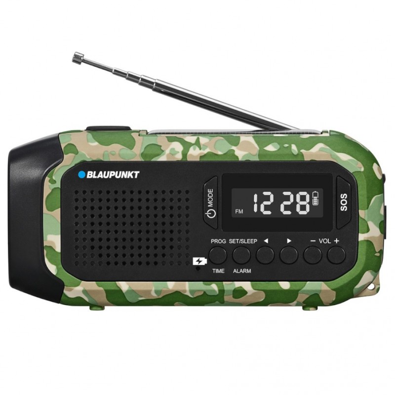 Blaupunkt ER20 Green Camo survival rádio