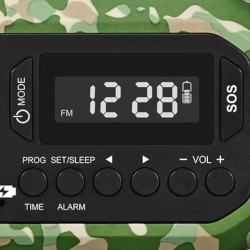 Blaupunkt ER20 Green Camo survival rádio