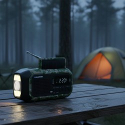 Blaupunkt ER20 Green Camo survival rádio