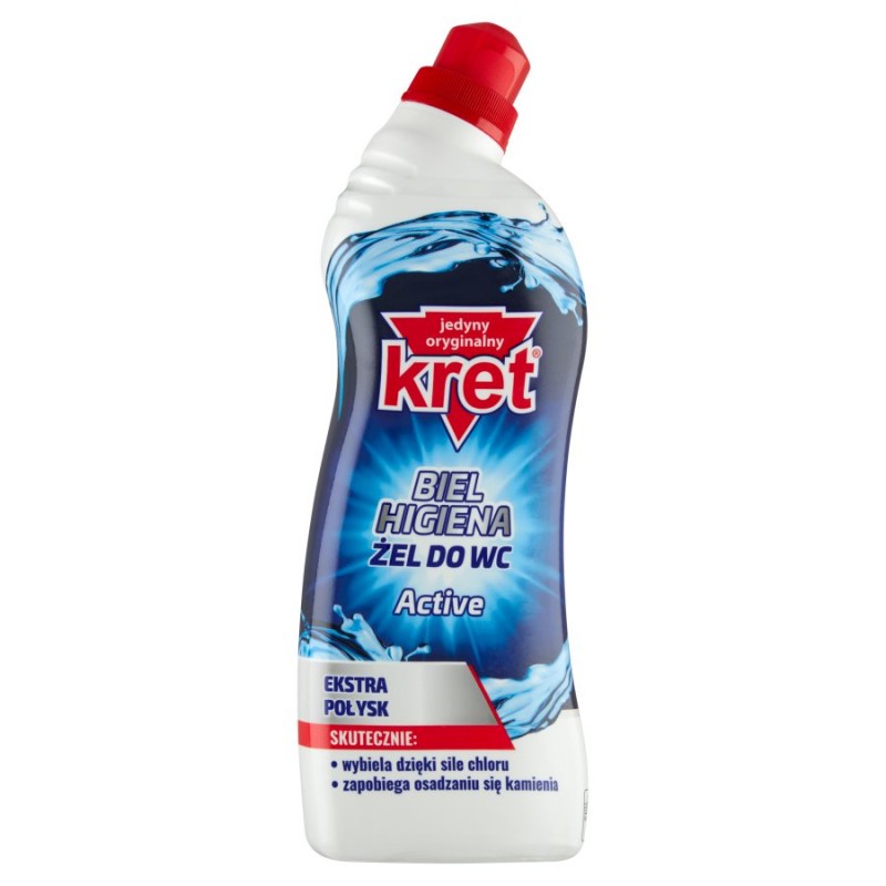 KRET Active toaletní Gel s chlórem 750g modrý