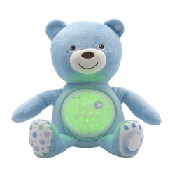 Chicco medvídek s projektorem modrý
