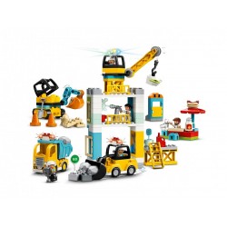 LEGO Duplo 10933 Stavba s věžovým jeřábem