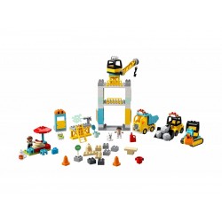 LEGO Duplo 10933 Stavba s věžovým jeřábem